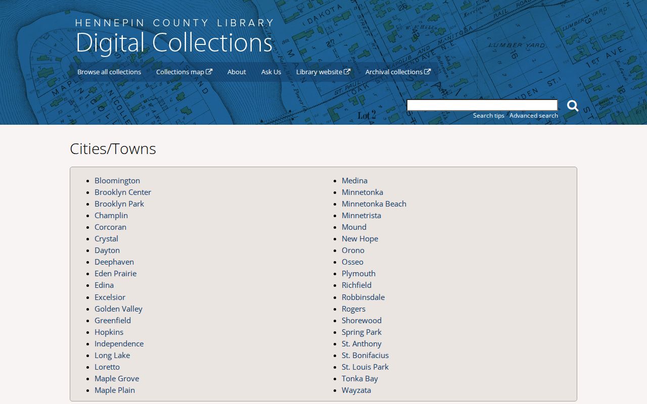 Champlin previous residents research in Hennepin County Library collections